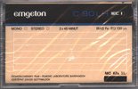 Compact Cassette Emgeton LH 60 Type I Normal 1987 Czechoslovakia