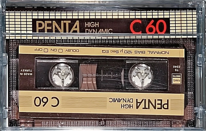 Compact Cassette RAKS Penta 60 Type I Normal Europe