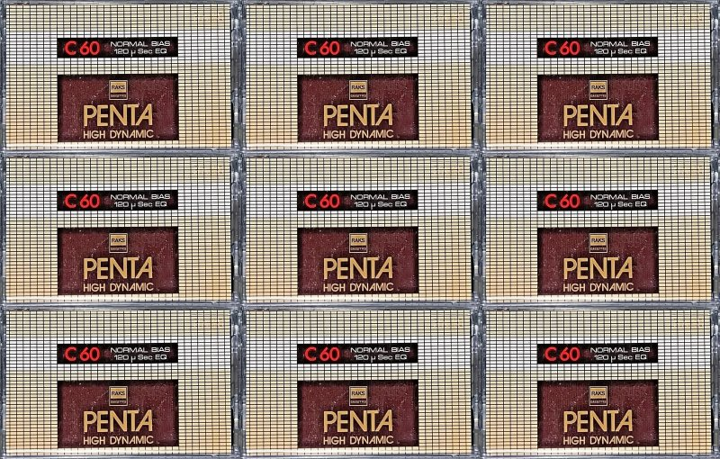 Compact Cassette: RAKS  - Penta 60