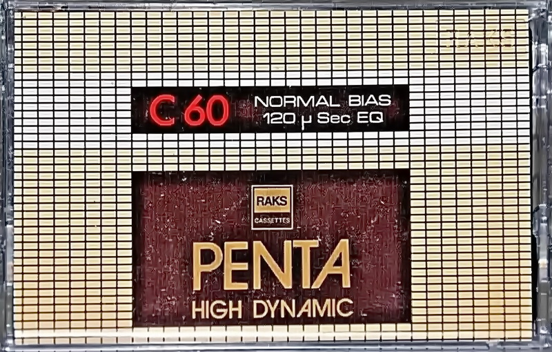 Compact Cassette: RAKS  - Penta 60