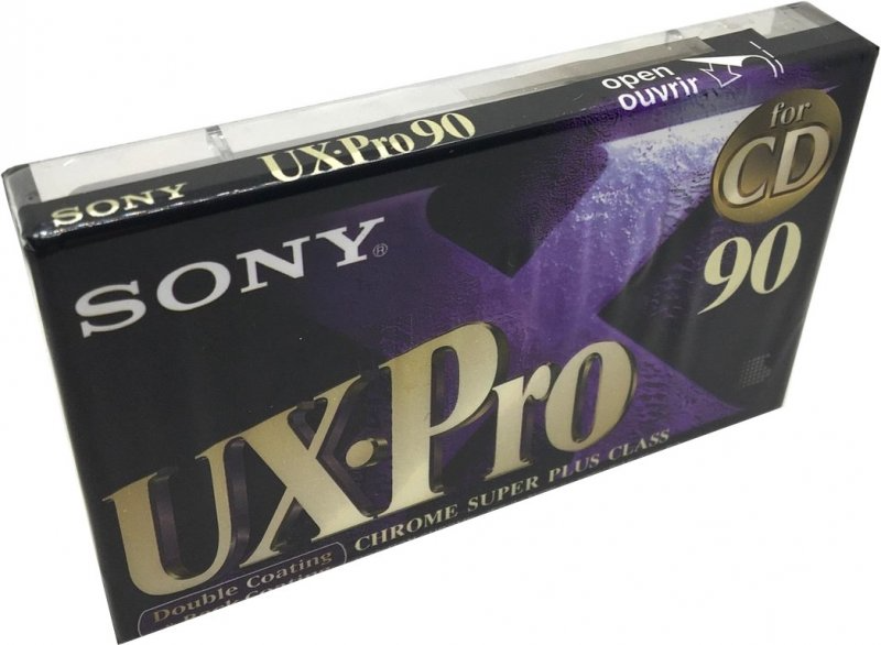 Compact Cassette Sony UX-Pro 90 Type II Chrome 1998 Europe