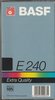 VHS, Video Home System BASF Extra Quality 240 Type II Chrome 1988 Europe