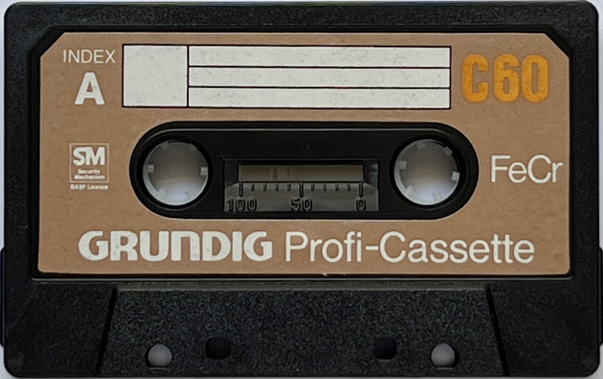 Compact Cassette Grundig Profi-Cassette 60 Type III Ferro Chrome 1977 Europe