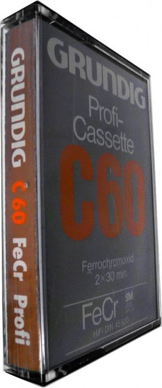 Compact Cassette Grundig Profi-Cassette 60 Type III Ferro Chrome 1977 Europe