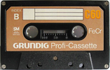 Compact Cassette Grundig Profi-Cassette 60 Type III Ferro Chrome 1977 Europe