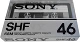 Compact Cassette Sony SHF 46 Type I Normal 1978 USA