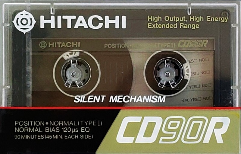 Compact Cassette Hitachi CD-R 90 Type I Normal 1985 Japan