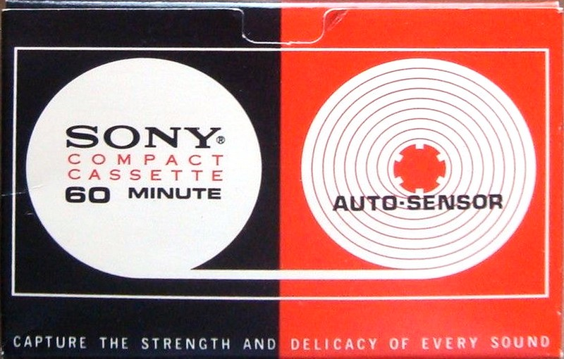 Compact Cassette Sony Auto-Sensor 60 Type I Normal 1968 USA