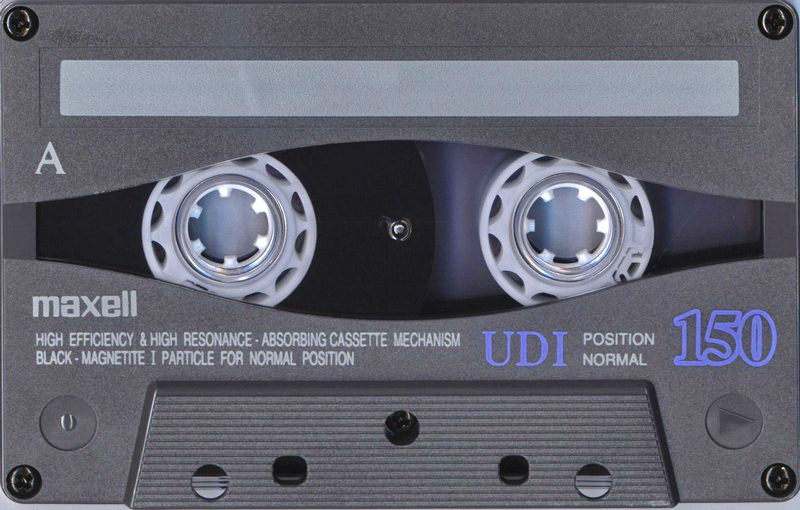 Compact Cassette Maxell UDI / UD1 150 "UD1-150J" Type I Normal 1995 Japan