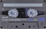 Compact Cassette Maxell UDI / UD1 150 "UD1-150J" Type I Normal 1995 Japan