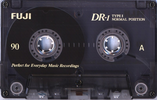 Compact Cassette Fuji DR-I 90 Type I Normal 1995 North America