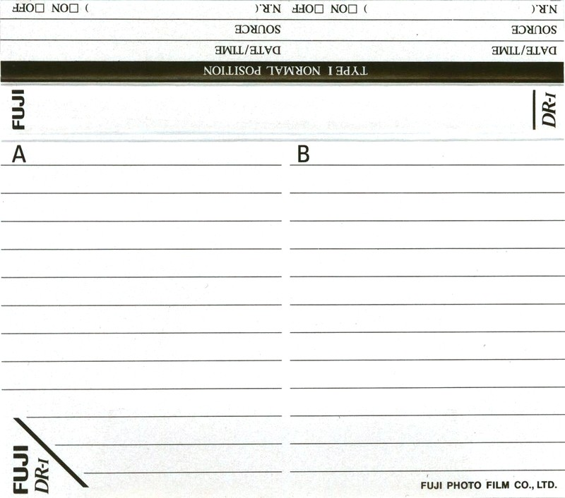 Compact Cassette: FUJI Fuji - DR-I 90