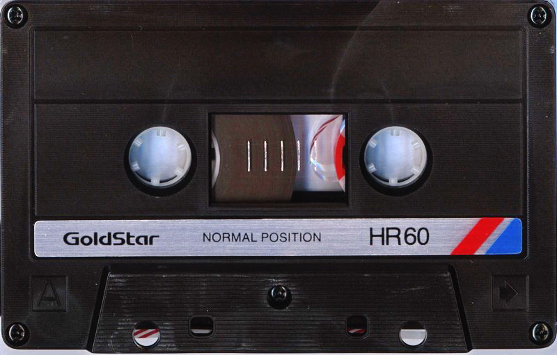 Compact Cassette Goldstar HR 60 Type I Normal 1987 North America