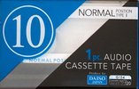 Compact Cassette Daiso G134 10 "No. 120 K-15-10" Type I Normal 2004 Japan