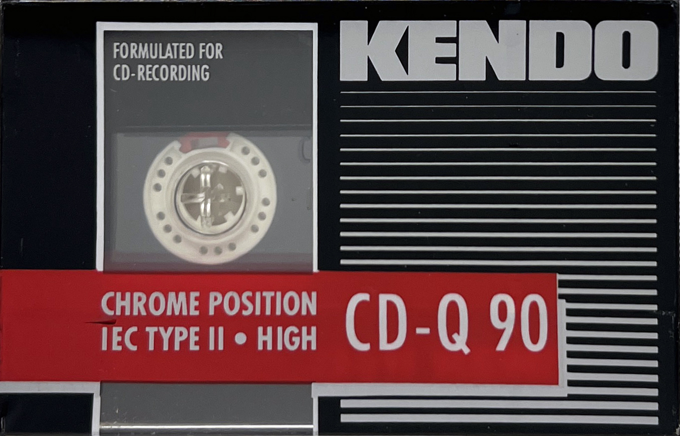 Compact Cassette Kendo CD-Q 90 Type II Chrome 1990 Germany