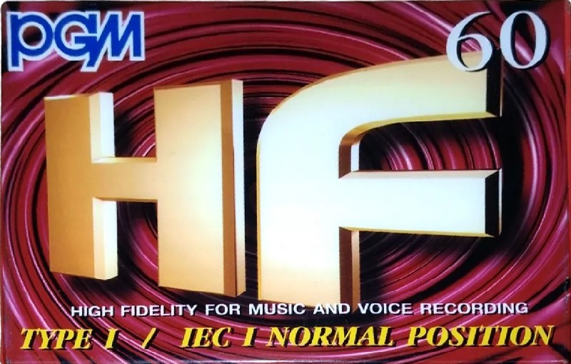 Compact Cassette PGM 60 Type I Normal 1992 Thailand