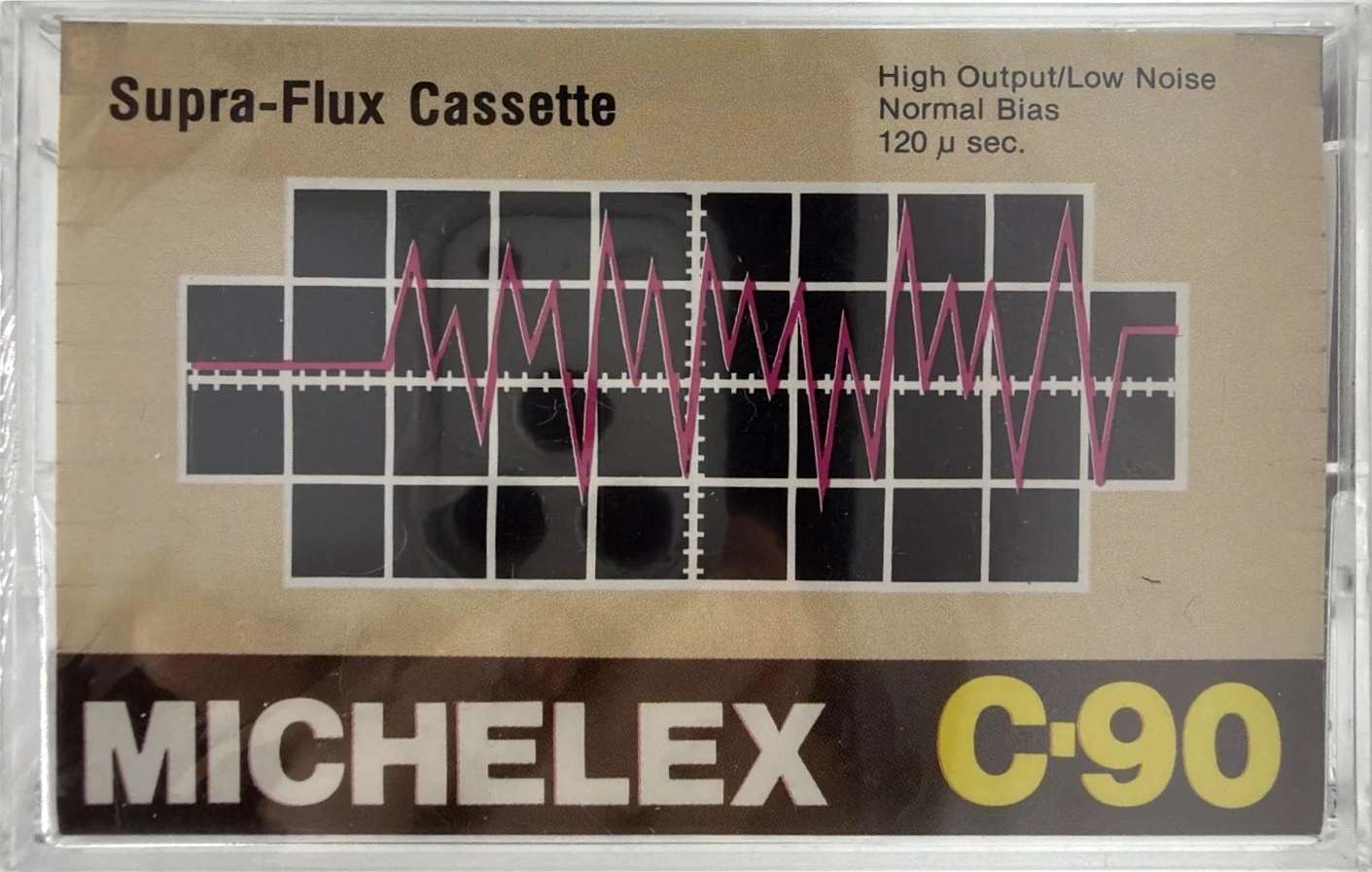 Compact Cassette Michelex SF / Supra-Flux 90 Type I Normal 1982 North America