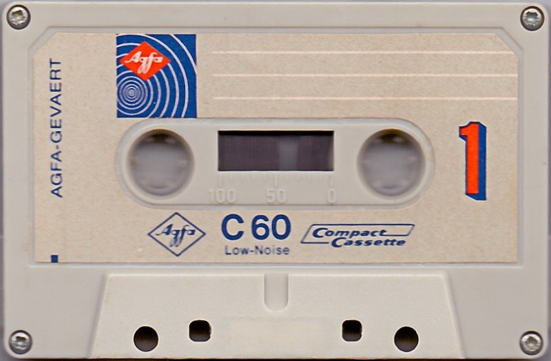 Compact Cassette AGFA 60 Type I Normal 1970 Germany