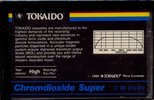 Compact Cassette Tokaido Chromdioxide Super 90 Type II Chrome 1989 Europe