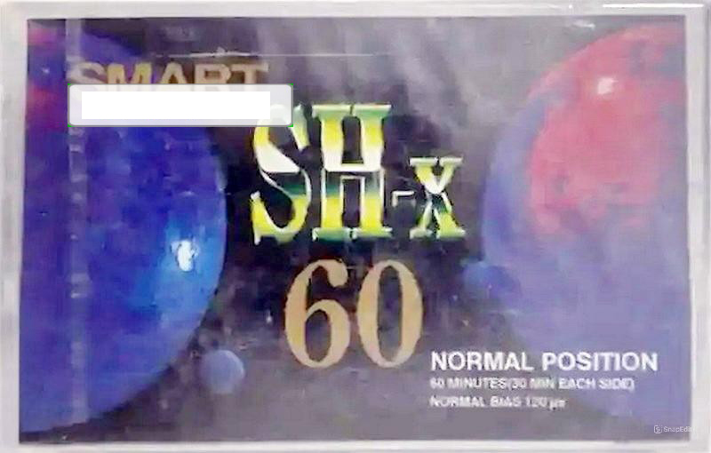 Compact Cassette Smart 60 "SH-X" Type I Normal Unknown Country
