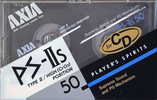 Compact Cassette AXIA PS-IIs 50 "PS-IIs 54 N" Type II Chrome 1988 Japan