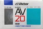 VHS-C (VHS Compact) Victor AV 20 "TC-20 NA" Type I Normal 1988 Japan