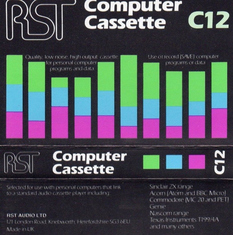 Compact Cassette RST 12 Computer Cassette UK