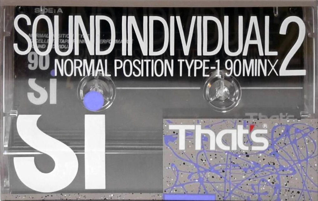 2 pack Thats Si Sound Individual 90 Type I Normal 1988 Japan