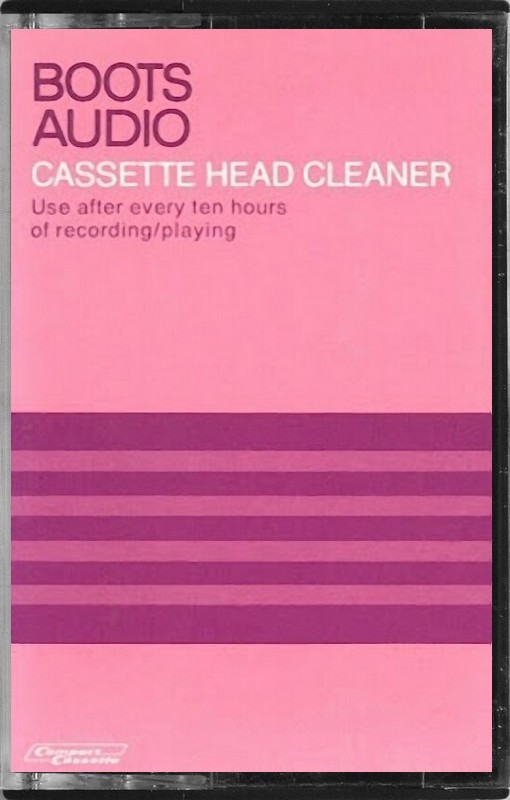 Compact Cassette Boots / Boots Audio Cleaning Cassette 1976 UK