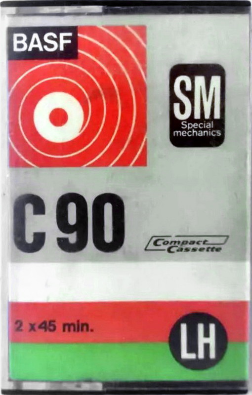 Compact Cassette BASF LH 90 Type I Normal 1971 Brazil