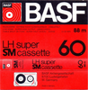 Compact Cassette BASF LH Super 60 "Small Window" Type I Normal 1976 Europe