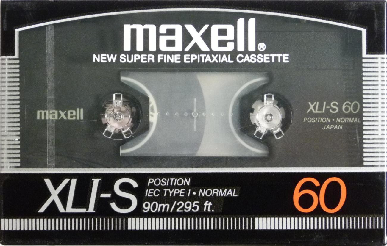 Compact Cassette Maxell XLI-S 60 Type I Normal 1986 USA