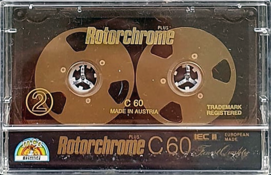 Compact Cassette MCP Rotorchrome 60 Type II Chrome 1986 Europe