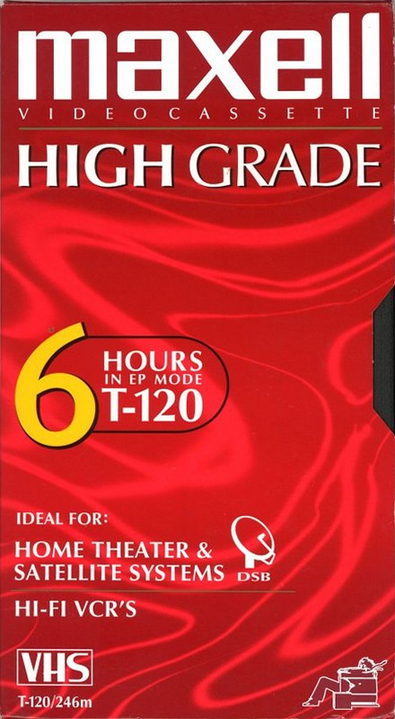 VHS, Video Home System Maxell High Grade 120 Type I Normal Latin America, North America