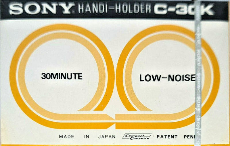 Compact Cassette Sony 30 "Handi-Holder K" Type I Normal 1975 USA