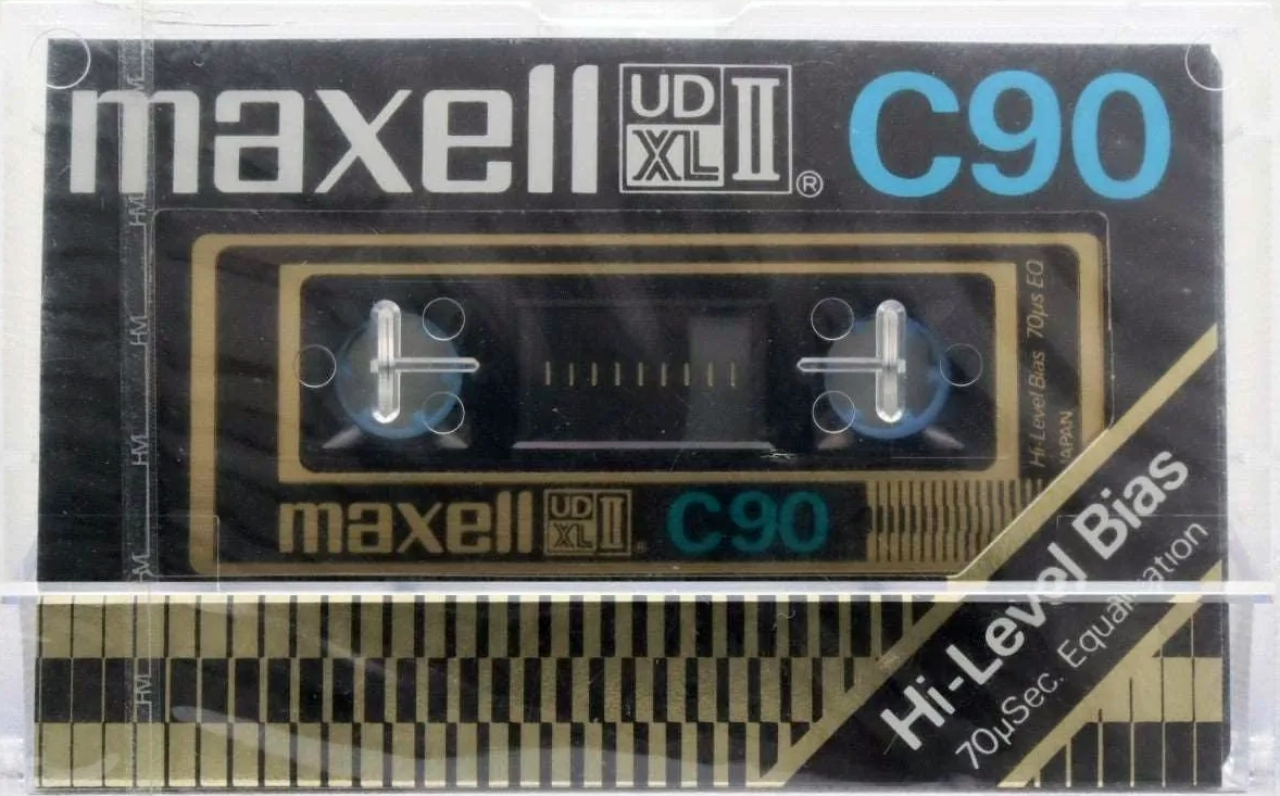 Compact Cassette Maxell UD XLII 90 Type II Chrome 1977 USA