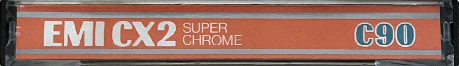 Compact Cassette EMI CX2 90 Type II Chrome 1981 UK