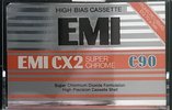 Compact Cassette EMI CX2 90 Type II Chrome 1981 UK