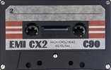 Compact Cassette EMI CX2 90 Type II Chrome 1981 UK