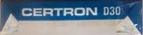 Compact Cassette Certron D / Dictation 30 Type I Normal 1989 USA