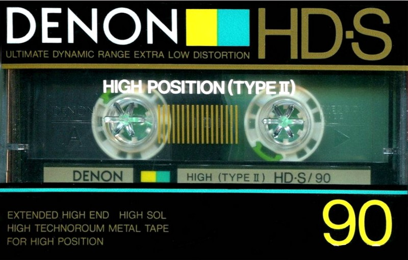 Compact Cassette Denon HD-S 90 Type II Chrome 1985 Japan