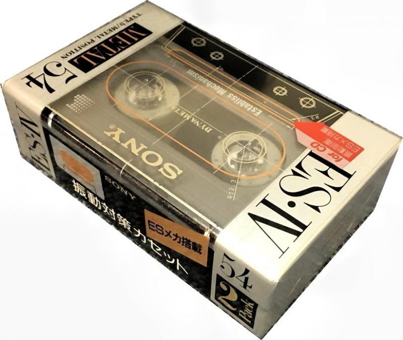 2 pack Sony ES-IV 54 Type IV Metal 1991 Japan