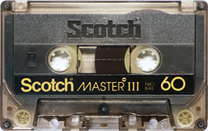 Compact Cassette Scotch Master III 60 Type III Ferro Chrome 1981 Japan