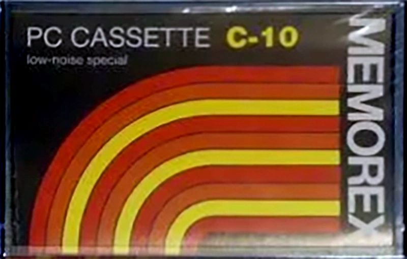 Compact Cassette Memorex 10 Computer Cassette Italy