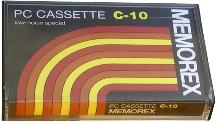 Compact Cassette Memorex 10 Computer Cassette Italy