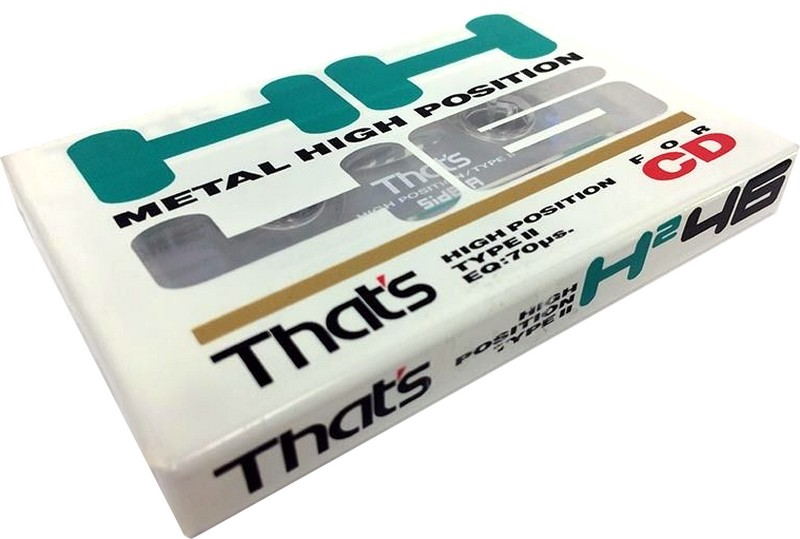 Compact Cassette Thats HH 46 Type II Chrome 1991 Japan