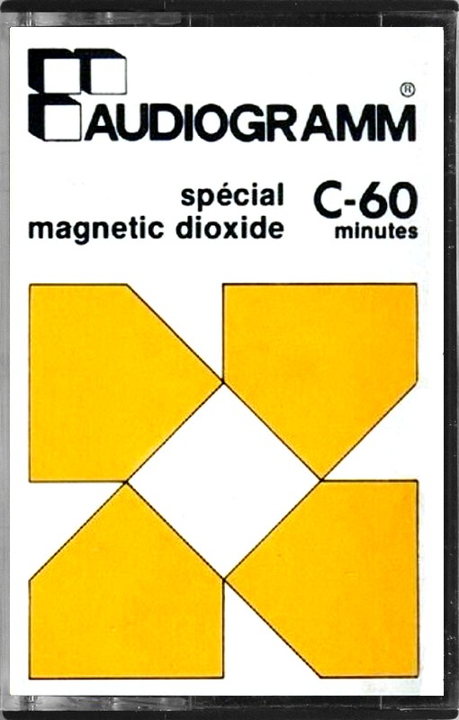 Compact Cassette Audiogramm 60 Type I Normal 1980 France