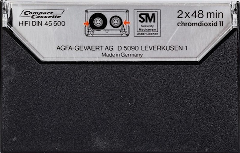Compact Cassette AGFA Superchrom 90+6 Type II Chrome 1981 Europe