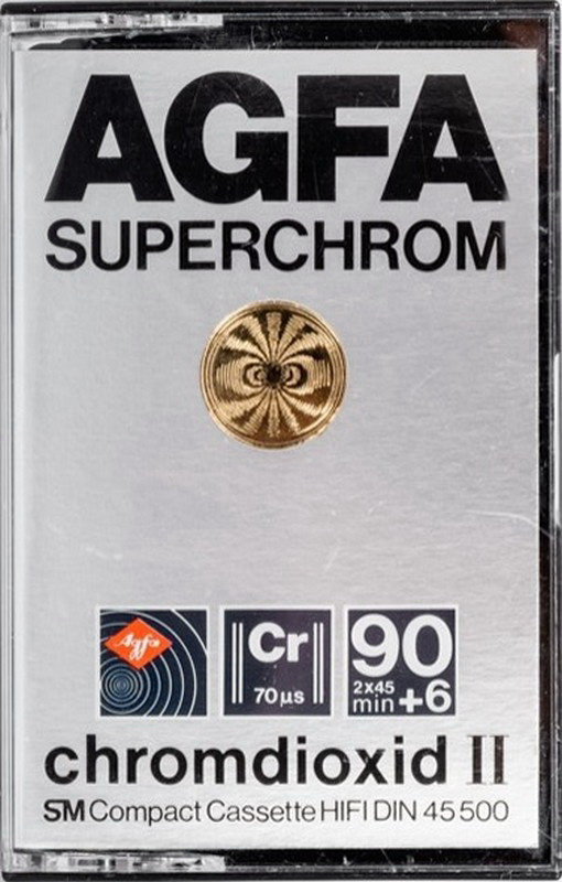 Compact Cassette AGFA Superchrom 90+6 Type II Chrome 1981 Europe