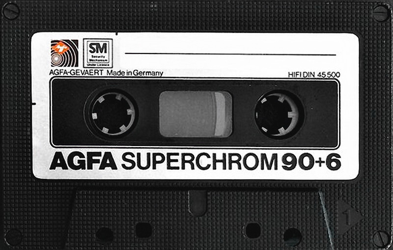 Compact Cassette AGFA Superchrom 90+6 Type II Chrome 1981 Europe